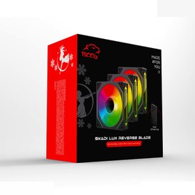 280x280 فن کیس گیمینگ تسکوگیم مدل Skadi Lux به همراه هاب فن - تصویر 1